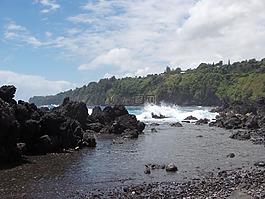 岩浆岩,波,夏威夷