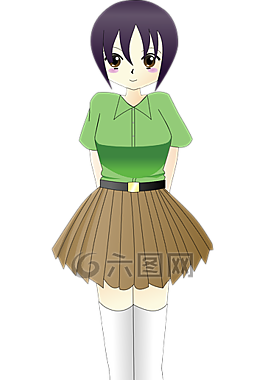 女孩,孩子,高大
