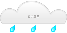 雨,云,白