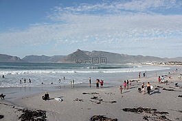 海灘,kommetjie,southafrica