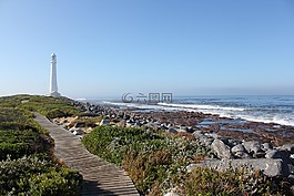 灯塔,岩,大道