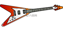 飛 v,吉他,電