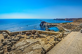 lindos,羅茲,希臘