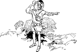 年輕,兒童,黑色和白色
