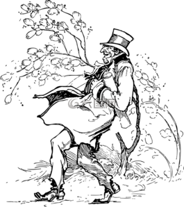 男子,走,暴風(fēng)雨