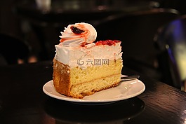 芝士蛋糕,奶酪,咖啡