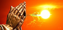 祈禱的手,信仰,希望