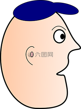 男子,頭,帽子