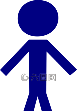 棒,男子,男孩