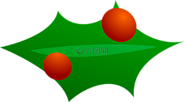 圣誕節(jié),裝飾,綠色