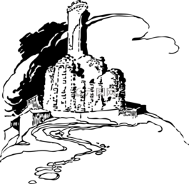 城堡,老,建設