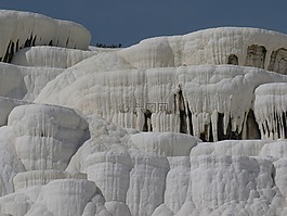 石灰燒結(jié)礦陽臺,pamukkale,土耳其