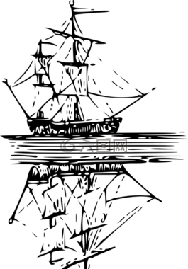 帆,船,水