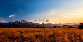 山,谷,草甸