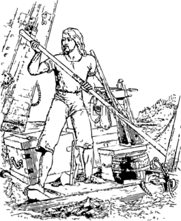 · 罗宾逊,克鲁索,男子