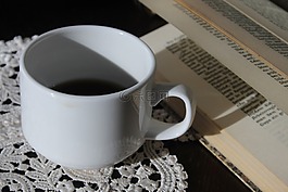 上午,咖啡,咖啡杯