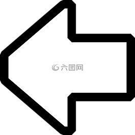 箭頭,左,回