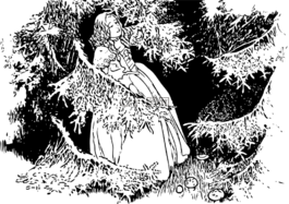女孩,樹,伍茲