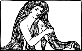 女子,長(zhǎng)長(zhǎng)的頭發(fā),坐