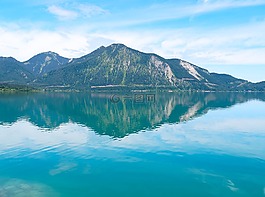 湖,walchensee,巴伐利亚