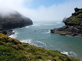康沃爾郡,博斯卡斯?fàn)?海岸