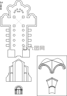 架構(gòu),建設(shè),教堂