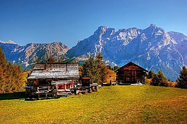 白云巖,山,意大利