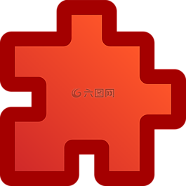 谜题,片,红色