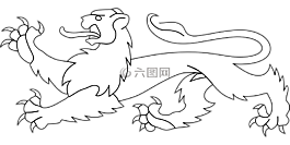 獅子,攻擊,跳躍