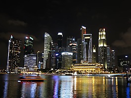 新加坡,城市,燈