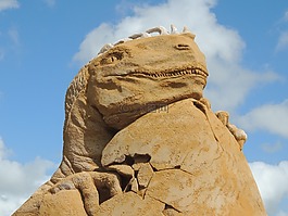 沙雕,søndervig,丹麦