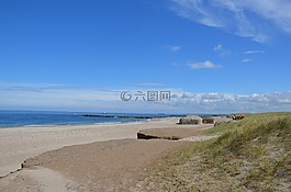 丹麥,海灘,海