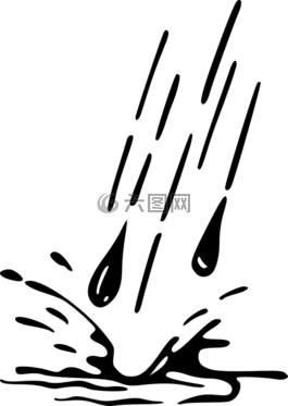 雨,滴,水