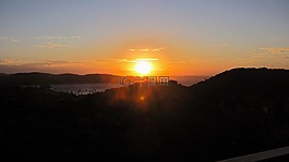 日落,下午,黃昏