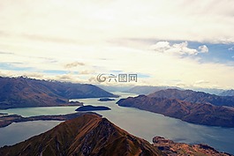 山,水,景觀