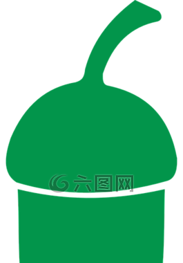 橡子,植物,螺母