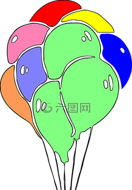 baloons,氦氣,充氣式
