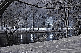 冬天,雪,冷