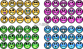 情感,表情,顏色
