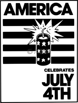 煙花,美國,獨立