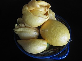 檸檬,水果,碗