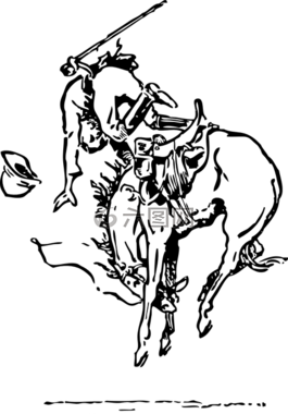 馬,屈曲,男子