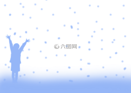 男孩,快樂,雪