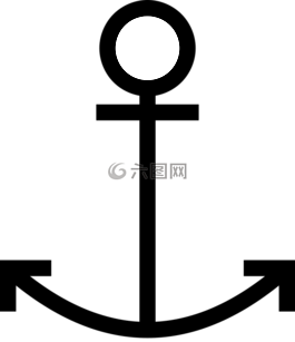 锚点,海,船