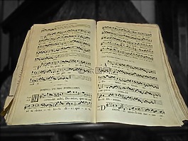 樂譜,書,工作表