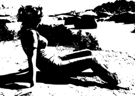 女子,構(gòu)成,景觀
