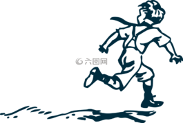 男孩,側影,孩子
