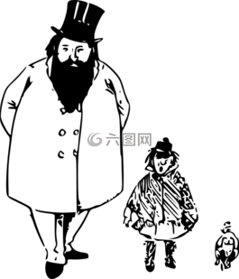 男子,儿童,狗