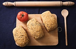 食品,桌面,面包