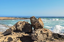 石,巖質(zhì)海岸,波